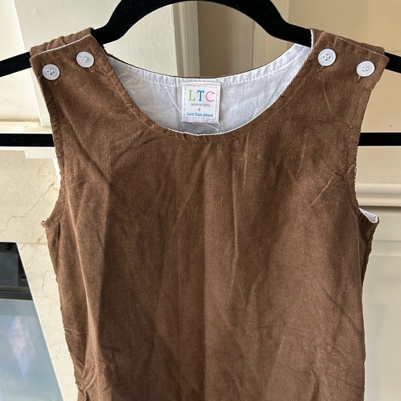 LTC Brown Cotton Corduroy Jumper NWT American Made  Size 8 - Picture 2 of 9